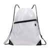 Nylon Sports Canvas Drawstring Backpack with Headphone Hole