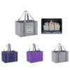 Industrial Canvas Heavy Duty Reusable Grocery Bag with Inserts