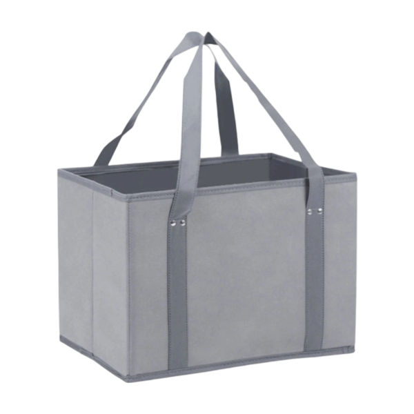 Industrial Canvas Heavy Duty Reusable Grocery Bag with Inserts