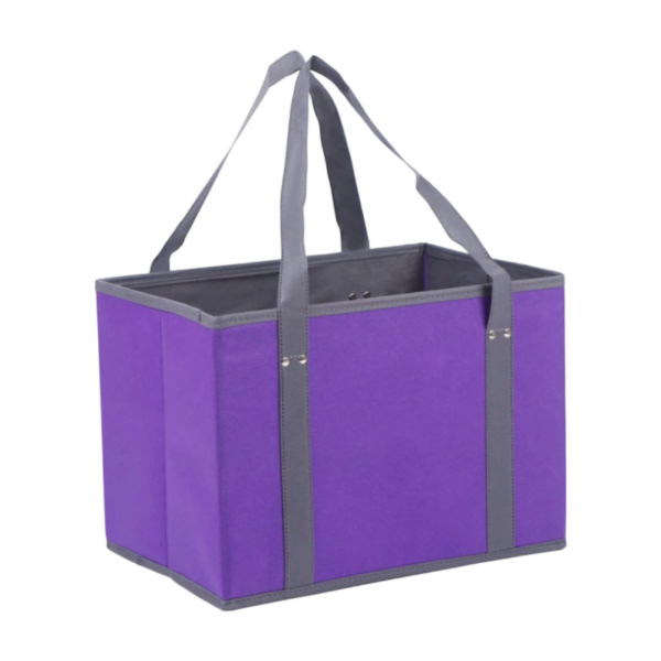 Industrial Canvas Heavy Duty Reusable Grocery Bag with Inserts