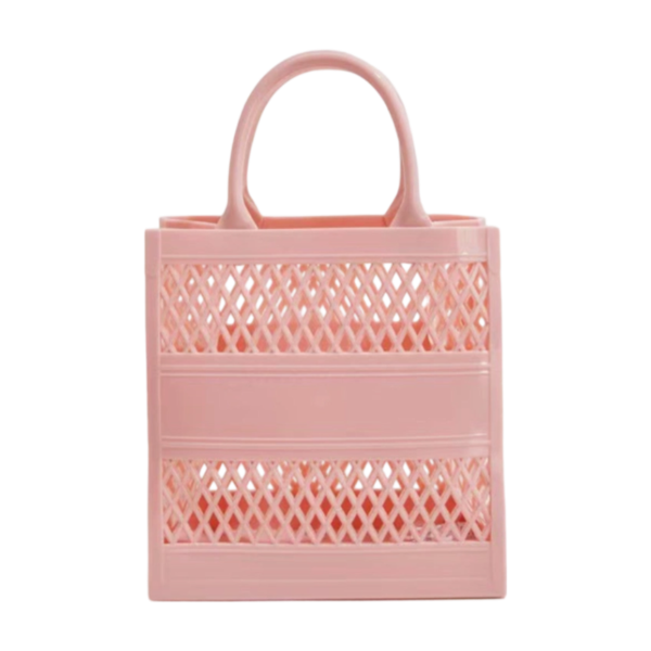 Durable Reusable Hollow Out Hand Bag for Beach Days