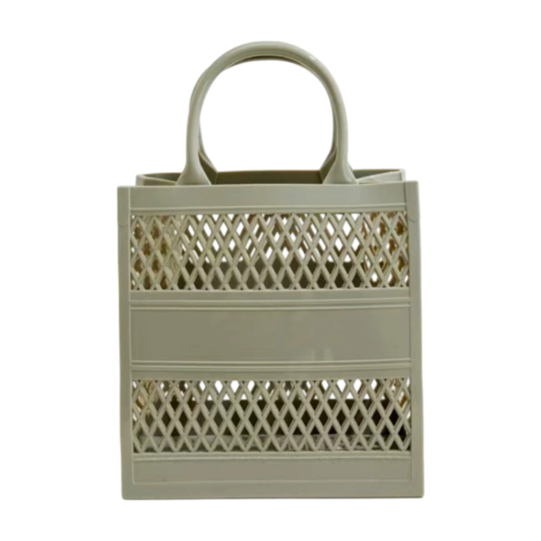 Durable Reusable Hollow Out Hand Bag for Beach Days