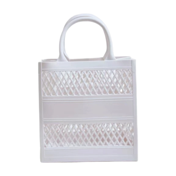 Durable Reusable Hollow Out Hand Bag for Beach Days