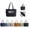 Lightweight Taslan Fabric Puffy Tote Bag for Women