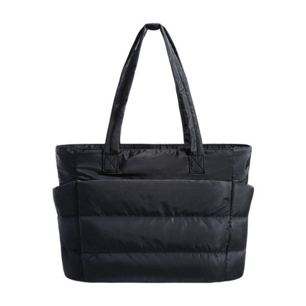 Lightweight Taslan Fabric Puffy Tote Bag for Women
