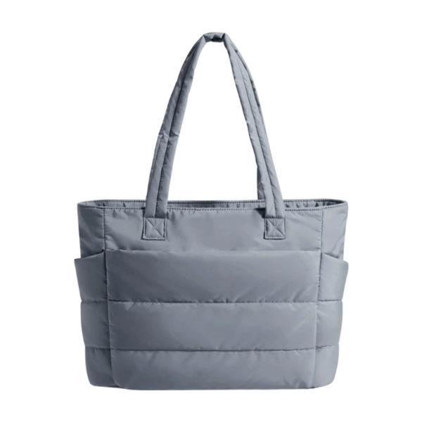 Lightweight Taslan Fabric Puffy Tote Bag for Women