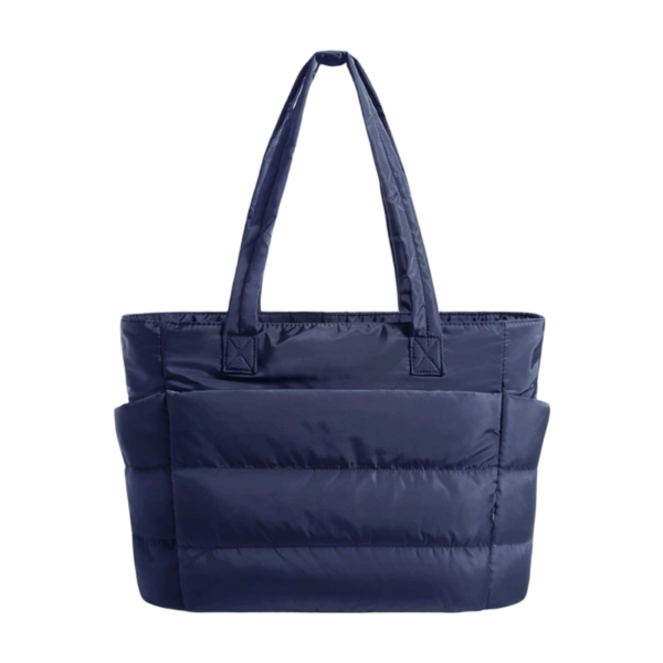 Lightweight Taslan Fabric Puffy Tote Bag for Women