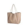 Oversized Soft PU Leather Tote Bag with Magnetic Snap Closure