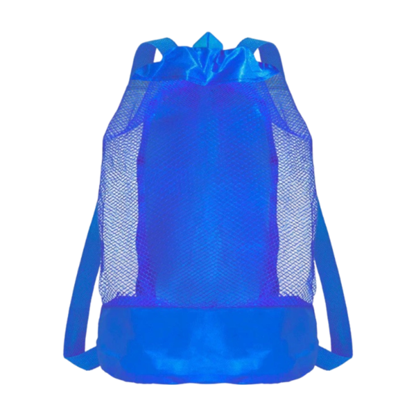 High-Capacity Nylon Drawstring Beach Backpack