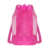 High-Capacity Nylon Drawstring Beach Backpack