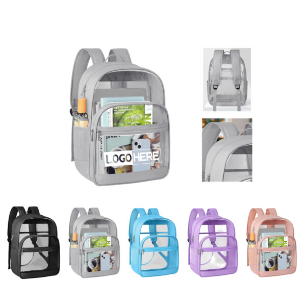 SPL142 Heavy Duty Clear PVC Transparent Backpack