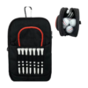 Compact Golf Ball Pouch with Front Tee Holder