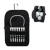 Compact Golf Ball Pouch with Front Tee Holder