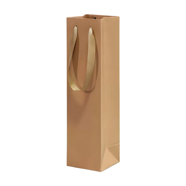 Eco-Friendly Single Kraft Paper Wine Bag