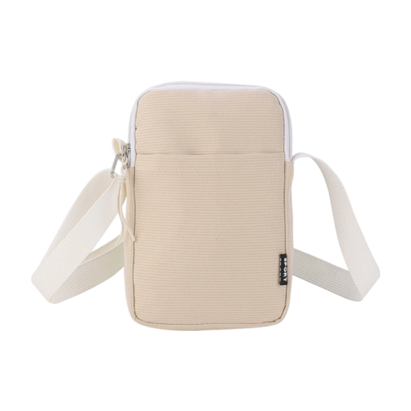 Canvas Crossbody Shoulder Bag with Adjustable Strap