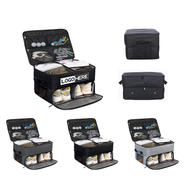 SPL158 Waterproof Oxford Golf Trunk Organizer with Dividers