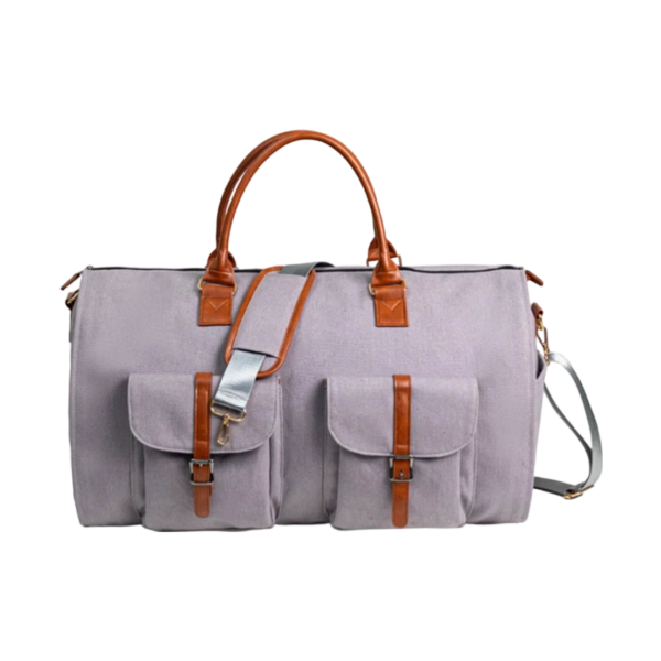 Stylish Carry-On Garment Duffle Bag with Trolley Sleeve