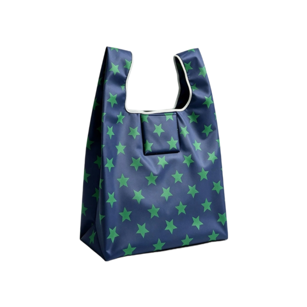 Lightweight Reusable Shopping Grocery Bag with Pouch