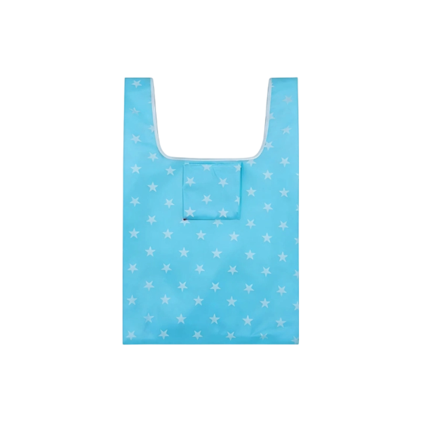 Lightweight Reusable Shopping Grocery Bag with Pouch