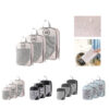 Ultra-Soft Compression Packing Cube Set with Mesh Windows
