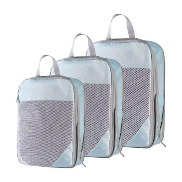 Ultra-Soft Compression Packing Cube Set with Mesh Windows