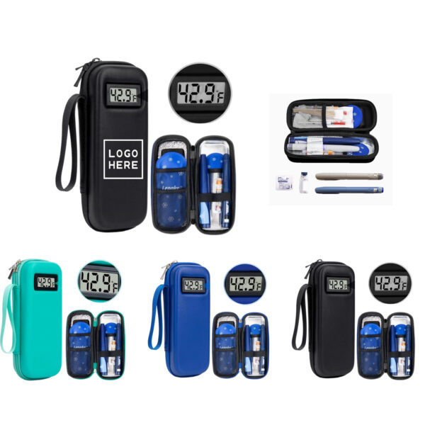 SPL168 Insulin Cooler Travel Case With Built-In Temperature Display