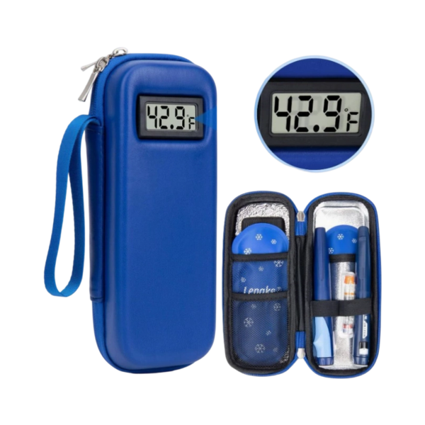 Insulin Cooler Travel Case With Built-In Temperature Display