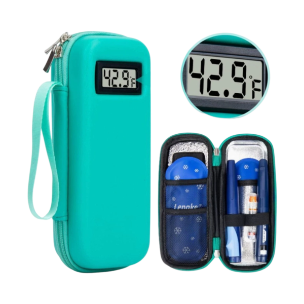 Insulin Cooler Travel Case With Built-In Temperature Display
