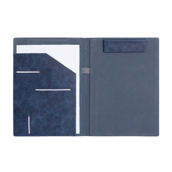 Leather Magnet File Bag With Card Slots