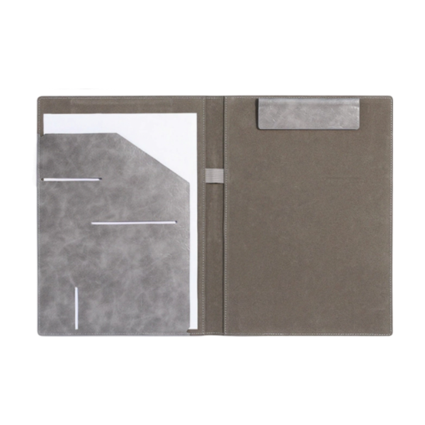 Leather Magnet File Bag With Card Slots