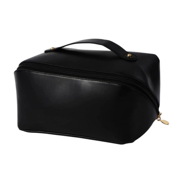 Large Capacity Leather Makeup Bag For Travel