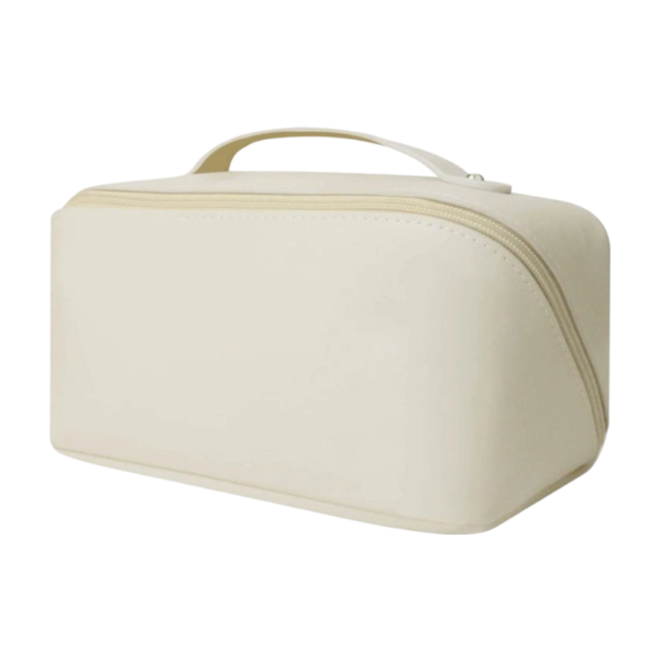 Large Capacity Leather Makeup Bag For Travel