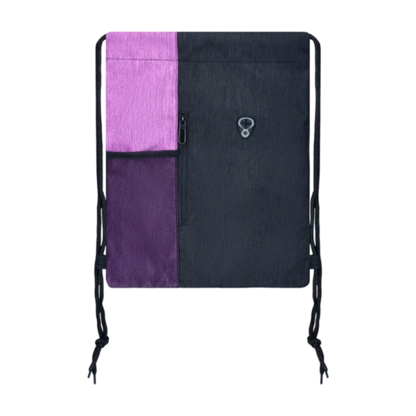 Sports Drawstring Bag With Multi Pockets