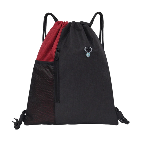 Sports Drawstring Bag With Multi Pockets