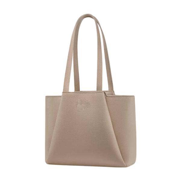 Vintage Style Shoulder Bag With Zipper Closure