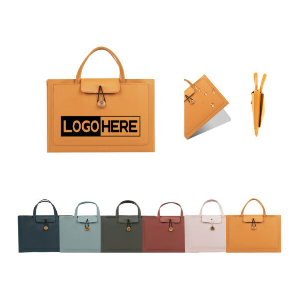 SPL205 Faux Leather Laptop Case with Plush Lining