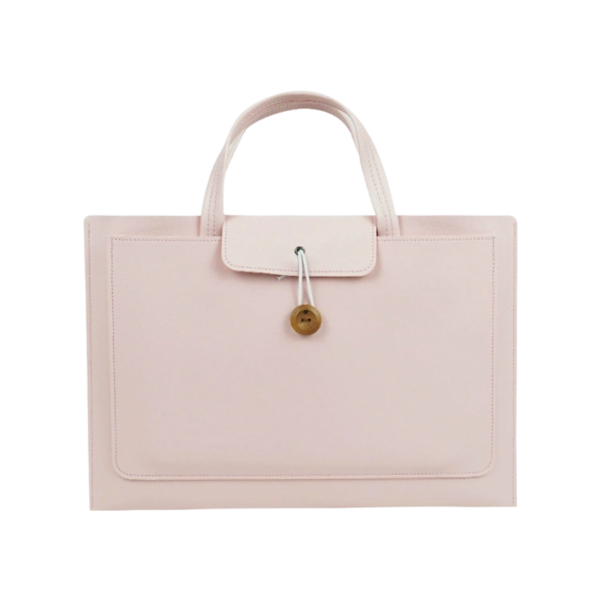 Faux Leather Laptop Case with Plush Lining
