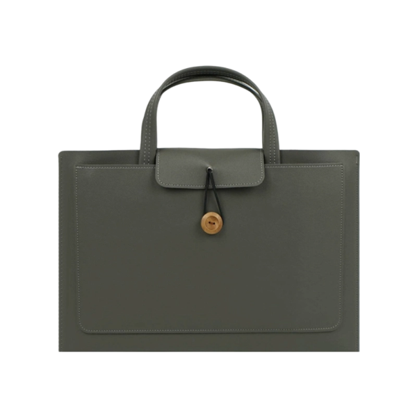 Faux Leather Laptop Case with Plush Lining