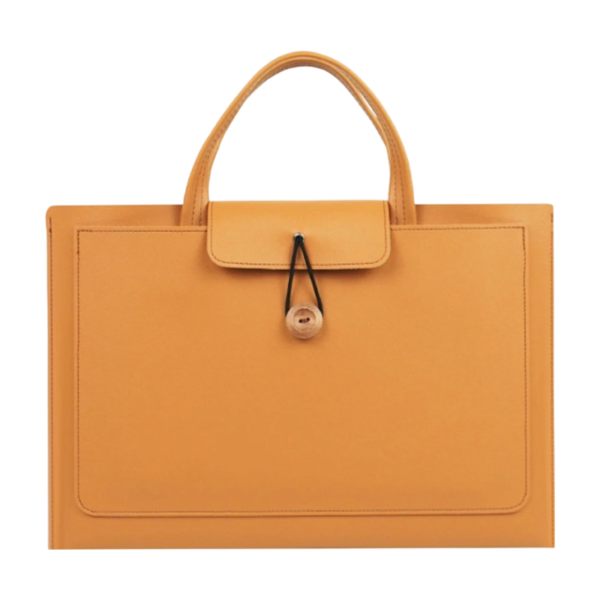 Faux Leather Laptop Case with Plush Lining