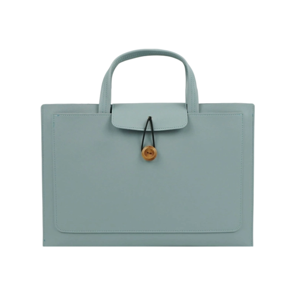 Faux Leather Laptop Case with Plush Lining
