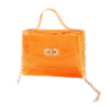 Clear PVC Jelly Crossbody Shoulder Clutch Bag