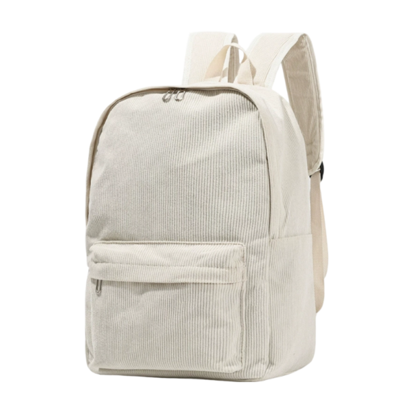 Corduroy School Backpack for Teenagers