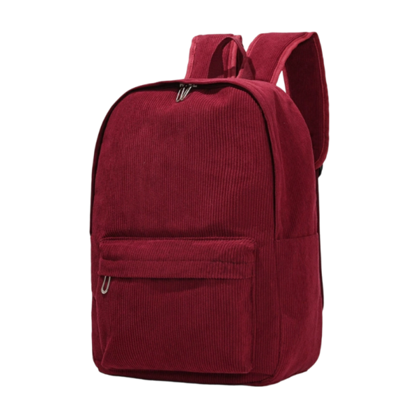 Corduroy School Backpack for Teenagers