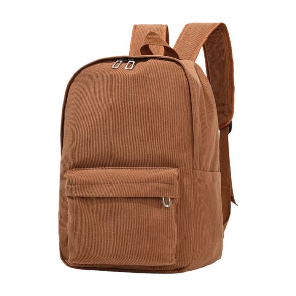 Corduroy School Backpack for Teenagers