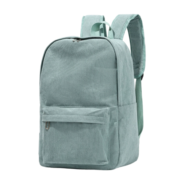 Corduroy School Backpack for Teenagers