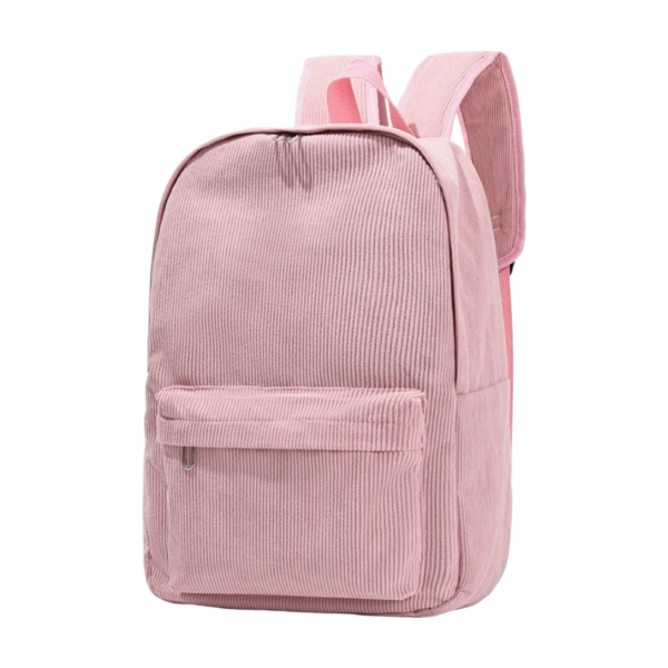 Corduroy School Backpack for Teenagers