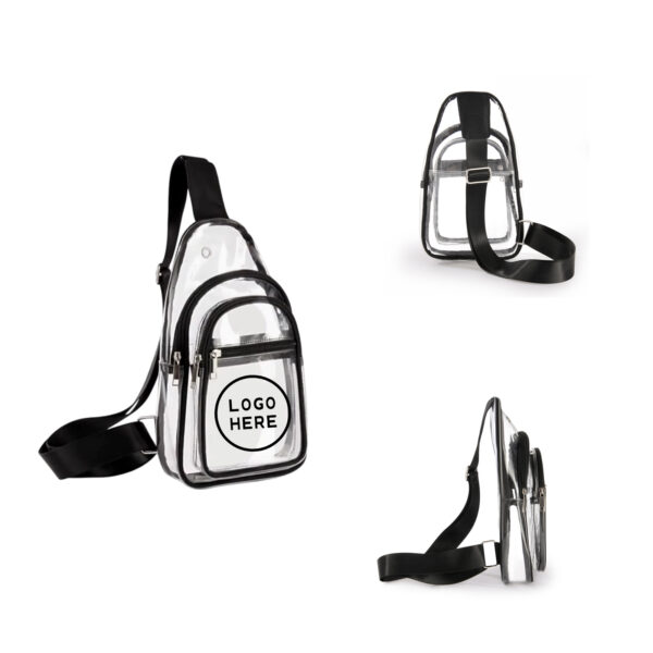 SPL209 Stadium Approved Clear PVC Sling Shoulder Bag