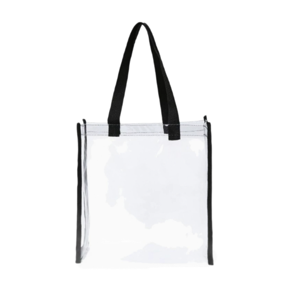 Clear PVC Vinyl Stadium Tote Bag