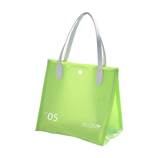 High-Quality PVC Jelly Octagonal Beach Tote