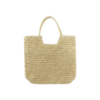 Straw Beach Bag with Inner Pocket